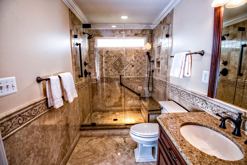 walk-in shower